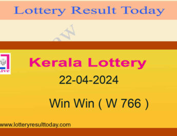 Kerala Lottery Win Win W 766 Result 22.04.2024 Out