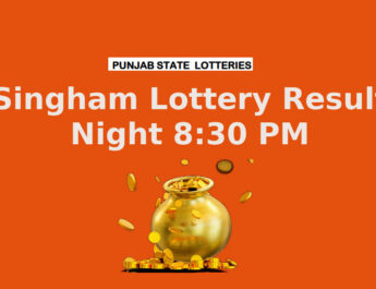 Punjab Singham Lottery Result 8.30 PM