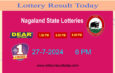 Nagaland Lottery Sambad 6 PM Result 27.7.2024