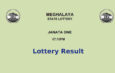 Meghalaya Easy Lottery Result