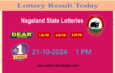 Nagaland Lottery Sambad 1 PM Result 21.10.2024