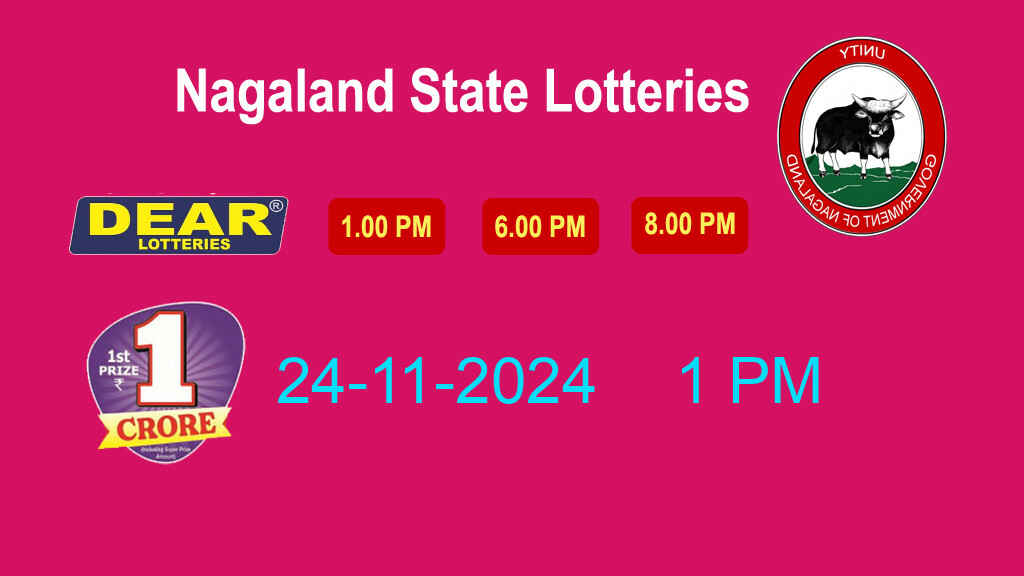 Nagaland Lottery Sambad 1 PM Result 24.11.2024