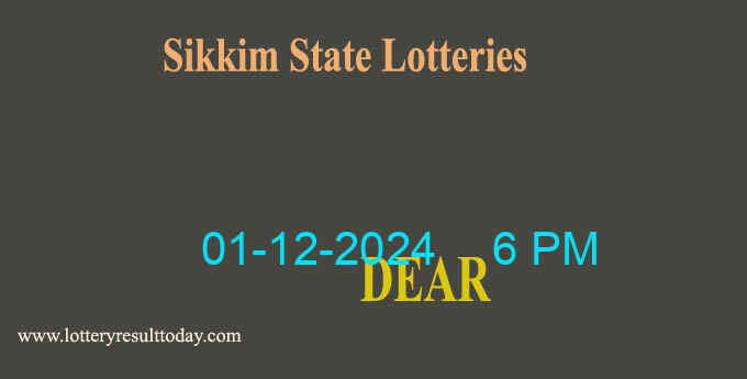 Sikkim Lottery Result 01.12.2024 (6 PM)