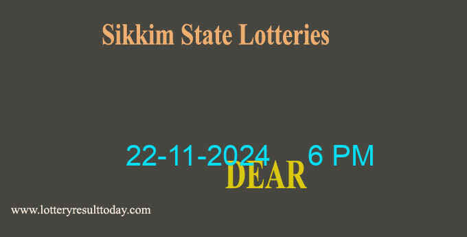 Sikkim Lottery Result 22.11.2024 (6 PM)