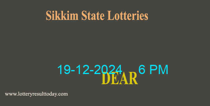 Sikkim Lottery Result 19.12.2024 (6 PM)