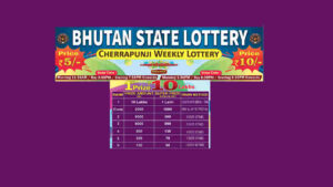 Bhutan Cherrapunji Lottery Result Today (Out@12PM,4PM,8PM) - Lott