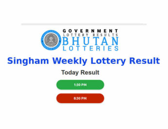 Bhutan Singham Lottery Result