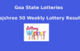 Rajshree 50 Shani Lottery