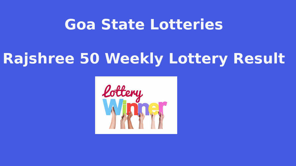 Rajshree 50 Shani Lottery