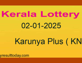 Kerala Lottery Result 02.01.2025 Karunya Plus KN 554