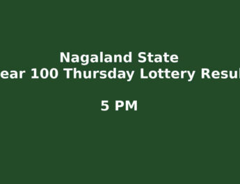 Nagaland Dear 100 Lottery Result