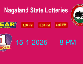 Nagaland Lottery Sambad 8 PM Result 15.1.2025