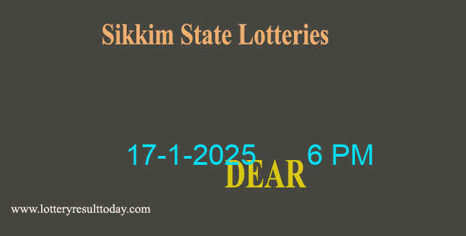 Sikkim Lottery Result 6 PM Today 17.1.2025