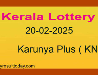 Kerala Lottery Result 20.02.2025 Karunya Plus KN 561