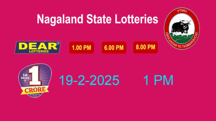 Nagaland Lottery Sambad 1 PM Result 19.2.2025