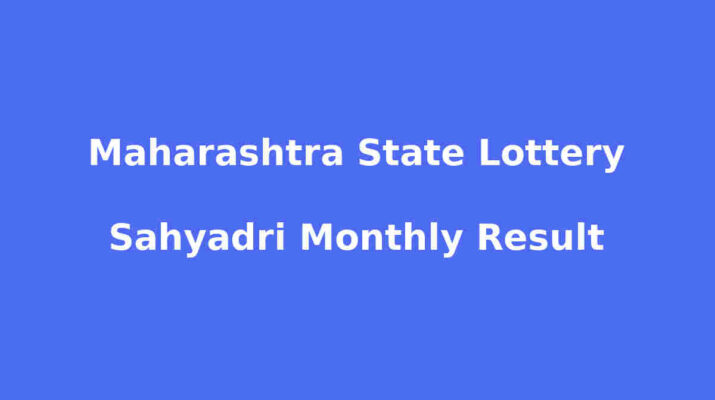 Maharashtra Sahyadri Monthly Result