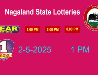Nagaland Lottery Sambad 1 PM Result 2.5.2025