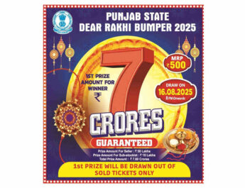 Punjab Rakhi Bumper Lottery Result 2025