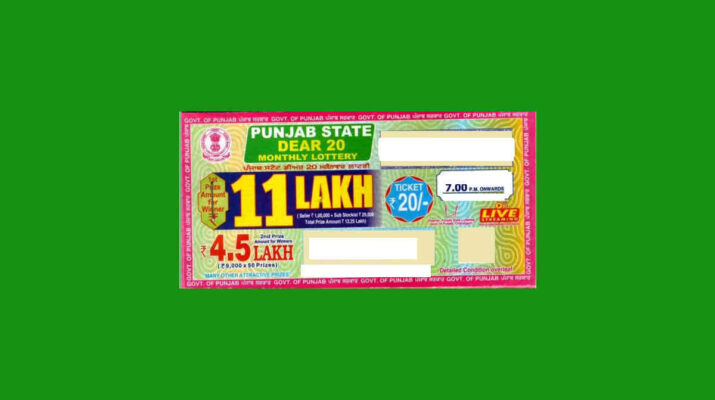 Punjab Dear 20 Monthly Lottery