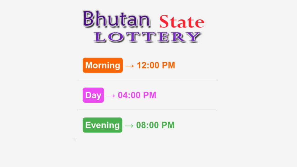 Bhutan State Lottery Lottery Rani