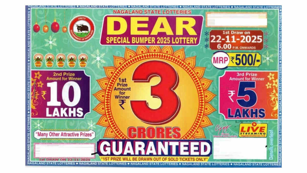 Nagaland Special Bumper Lottery 2025
