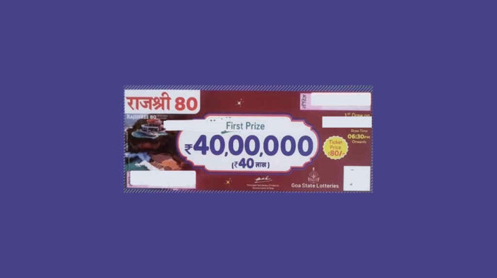 Rajshree 80 Monthly Lottery Result