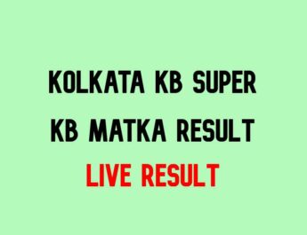 Kolkata KB Super KB Matka Result